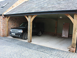 Carvalo Oak Framed Garages
